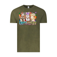 Vintage Olive east nail hustler Vintage Tee - RacoonDesign