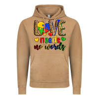 Love Needs No Words Vintage Hoodie | Teevron