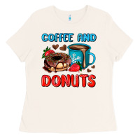 Bone coffee and donuts Ladies Tee - AdoDesignShop