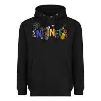 Black engineer Heavyweight Hoodie - NancyCooperArtShop