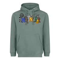 Sage engineer Heavyweight Hoodie - NancyCooperArtShop
