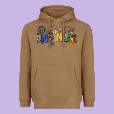 Engineer Heavyweight Hoodie Designed By Nancycooperartshop
