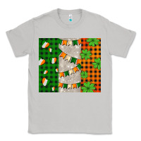 Moon Dust irish flag with shamrocks and heart Classic Tee - AdoDesignShop