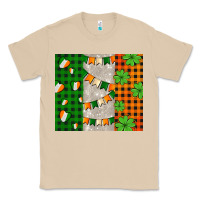 Mushroom irish flag with shamrocks and heart Classic Tee - AdoDesignShop