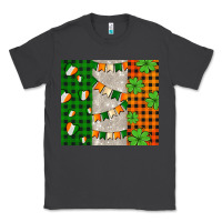 Smoke irish flag with shamrocks and heart Classic Tee - AdoDesignShop