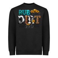 Black rub some dirt on it soccer Heavyweight Sweatshirt - HRA Design Shop