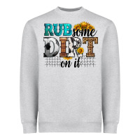 Heather Grey rub some dirt on it soccer Heavyweight Sweatshirt - HRA Design Shop