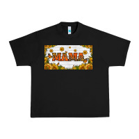 Black sunflowers and butterflies mama license plate Urban Heavy Tee - HRA Design Shop