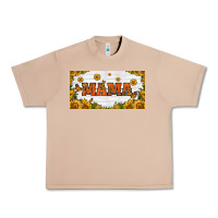 Burro sunflowers and butterflies mama license plate Urban Heavy Tee - HRA Design Shop