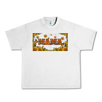 Lunar Rock sunflowers and butterflies mama license plate Urban Heavy Tee - HRA Design Shop