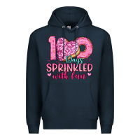 Navy 100 days sprinkled with fun Premium Hoodie - Artiststas