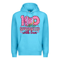 Ocean Blue 100 days sprinkled with fun Premium Hoodie - Artiststas