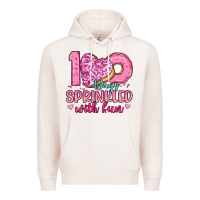 Pale Pink 100 days sprinkled with fun Premium Hoodie - Artiststas