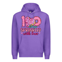 Purple 100 days sprinkled with fun Premium Hoodie - Artiststas