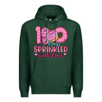 Sports Green 100 days sprinkled with fun Premium Hoodie - Artiststas