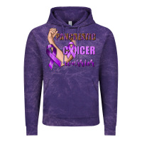 Cloud Purple Pancreatic Cancer Warrior Vintage Hoodie - texasbilliewilder