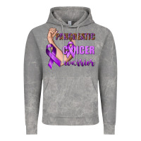 Cloud Rock Pancreatic Cancer Warrior Vintage Hoodie - texasbilliewilder