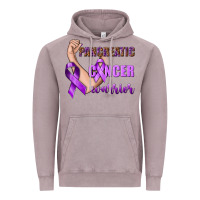 Vintage Zinc Pancreatic Cancer Warrior Vintage Hoodie - texasbilliewilder