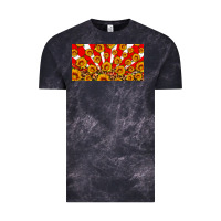 Cloud Black usa sunflowers leopard license plate Vintage Tee - HRA Design Shop