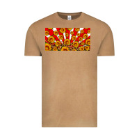 Usa Sunflowers Leopard License Plate Vintage Tee | Teevron