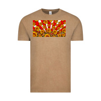 Vintage Coffee usa sunflowers leopard license plate Vintage Tee - HRA Design Shop