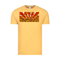 Vintage Mustard usa sunflowers leopard license plate Vintage Tee - HRA Design Shop