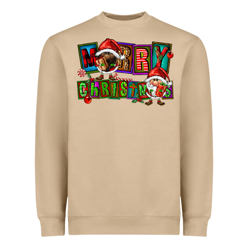 Merry Christmas Gnomies Heavyweight Sweatshirt by FaDigitalArtStudio | Teevron