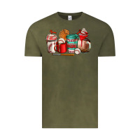 Vintage Olive baseball coffee cup Vintage Tee - AdoDesignShop