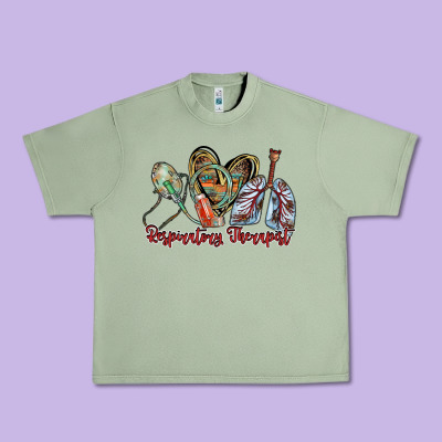 Respiratory Therapist Urban Heavy Tee Designed By Racoondesign
