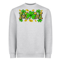 Heather Grey St. patricks day mom Heavyweight Sweatshirt - Neo Western