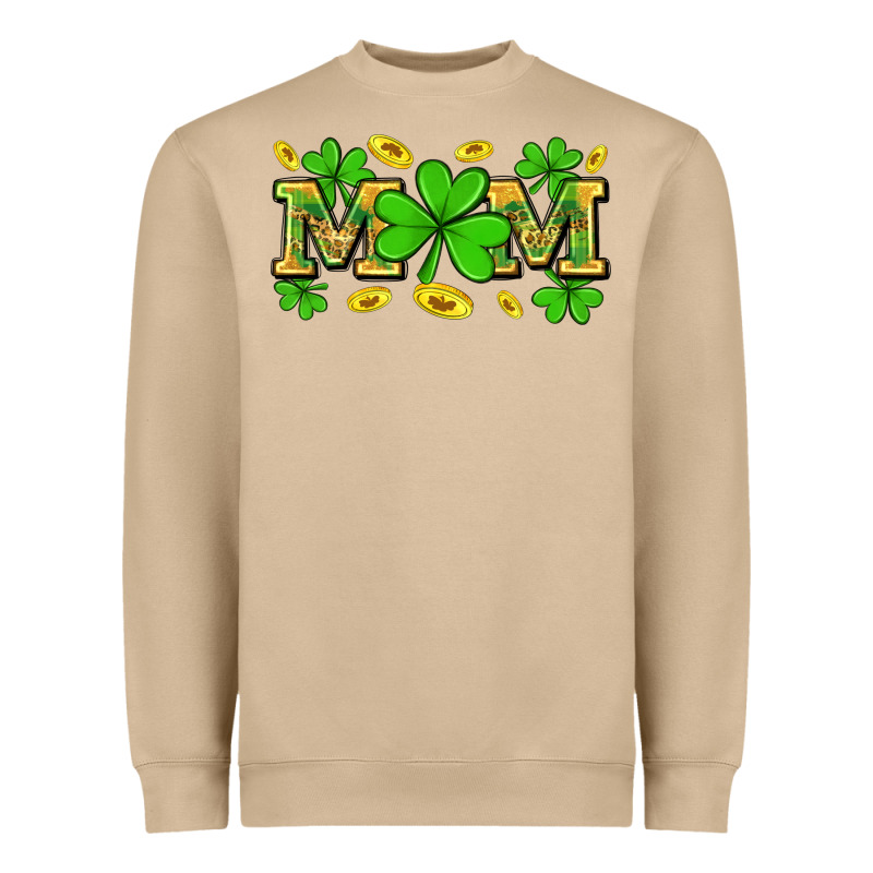 St. Patricks Day Mom Heavyweight Sweatshirt by Neo Western | Teevron