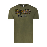 Vintage Olive ınked mama Vintage Tee - CowhideDigitalArt