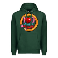 Sports Green 100 days of school Premium Hoodie - Artiststas