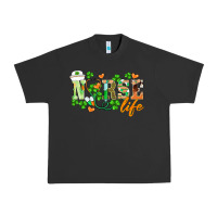 Pigment Black st.patricks nurse life Urban Heavy Tee - BarkalooDesign