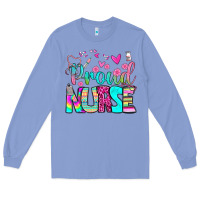 Colony Blue proud nurse Long Sleeve Tee - BundleAndBundleShop