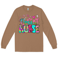 Toasted Coconut proud nurse Long Sleeve Tee - BundleAndBundleShop