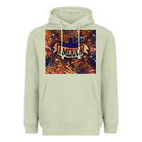 Matcha tiger america Heavyweight Hoodie - NancyCooperArtShop