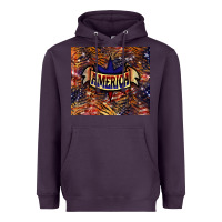 Plum tiger america Heavyweight Hoodie - NancyCooperArtShop