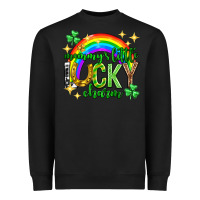 Black St. Patrick's Day Mommy's little lucky charm Heavyweight Sweatshirt - Neo Western