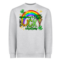 Heather Grey St. Patrick's Day Mommy's little lucky charm Heavyweight Sweatshirt - Neo Western