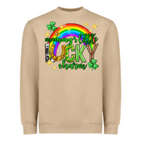 Mushroom St. Patrick's Day Mommy's little lucky charm Heavyweight Sweatshirt - Neo Western