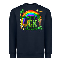 Navy St. Patrick's Day Mommy's little lucky charm Heavyweight Sweatshirt - Neo Western