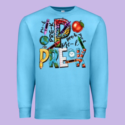 Pre K Premium Sweatshirt Designed By Nancycooperartshop