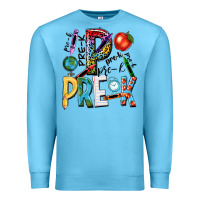 Ocean Blue pre k Premium Sweatshirt - NancyCooperArtShop