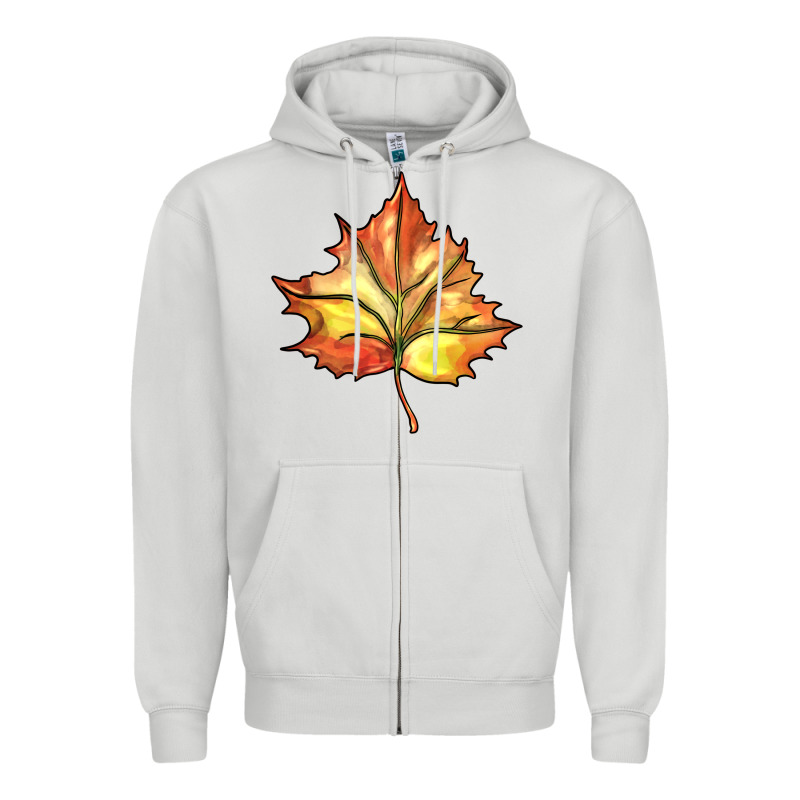 Withered Leaf Zipper Hoodie by BarkalooDesign | Teevron