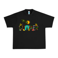 Black summer Urban Heavy Tee - CowhideDigitalArt