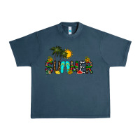 Midnight Navy summer Urban Heavy Tee - CowhideDigitalArt
