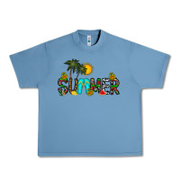 Pebble Blue summer Urban Heavy Tee - CowhideDigitalArt