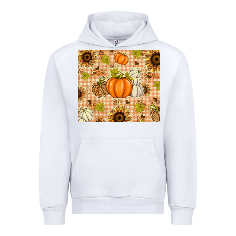 Fall Pumpkins And Sunflowers With Leopard Urban Hoodie by texasbilliewilder | Teevron