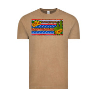Usa Sunflower And Cactus License Plate Vintage Tee | Teevron